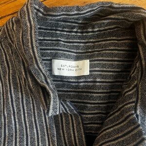 Saturdays NYC button down short sleeve